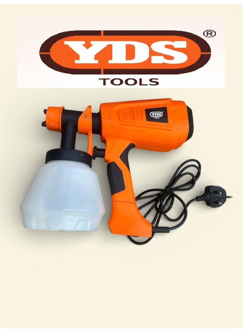 YDS-P400 Professional Electric Paint Spray Gun – 400W Power – Orange / Black / White – High Flow 800ml/min – Perfect for Walls, Furniture, Cars, Home Painting & Workshops – Brand YDS Model YDS-P400 - Image 1