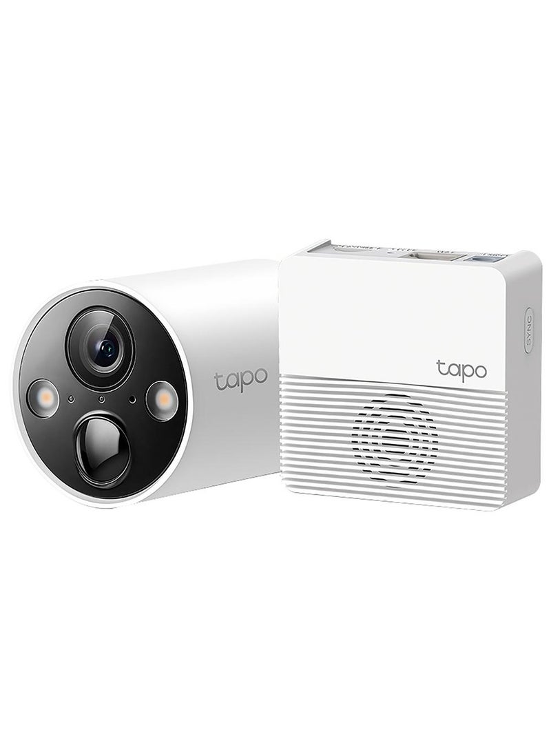 تي بي لينك TP-Link (Tapo C420S1) Outdoor Wireless Security Camera, 2K QHD, Color Night Vision, Starlight Sensor, Motion/Person/Vehicle Detection, 180 Day Battery, Works w/Alexa & Google Home, 1-Camera - Image 1