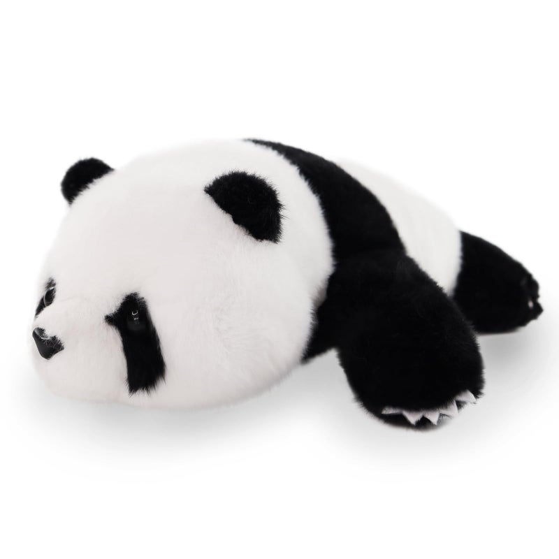 Furvana Plush Panda Stuffed Animal Black and White Weighted Plush Pillow 12 Soft Cuddly Toy for Kids and Girls Birthday Christmas - Image 3