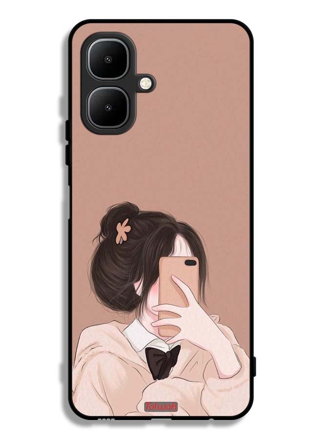 Infinix Smart 10 Protective Case Cover Making Selfie