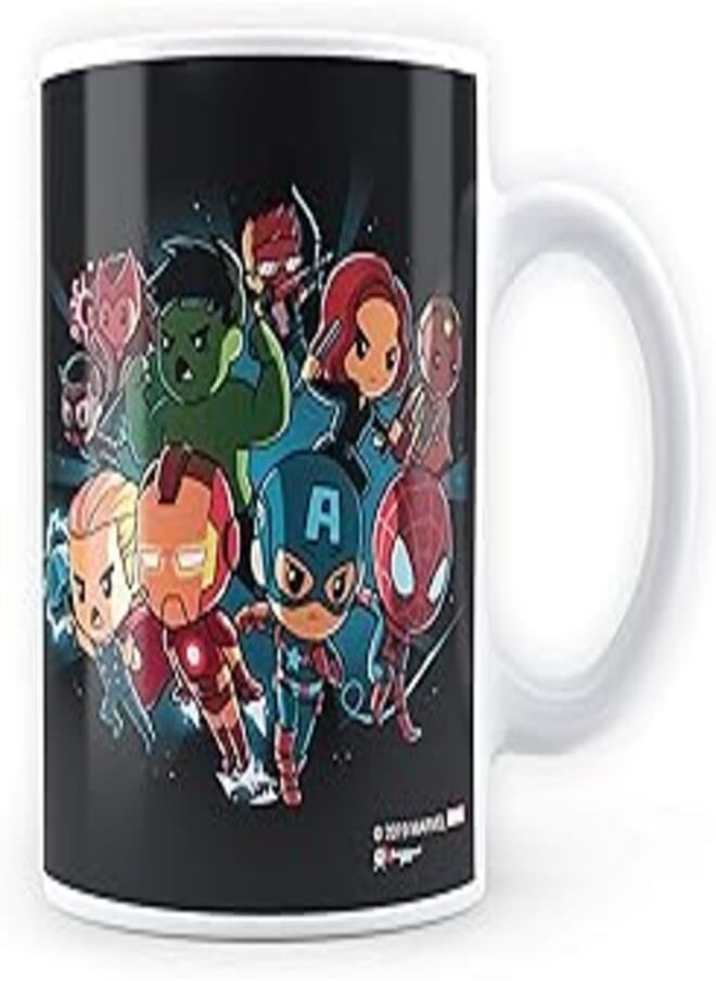 MC SID RAZZ MC SID Razz The Entertainment Store- Marvel Avengers Chibi Coffee Mug Officially Licensed by Marvel Comics USA 