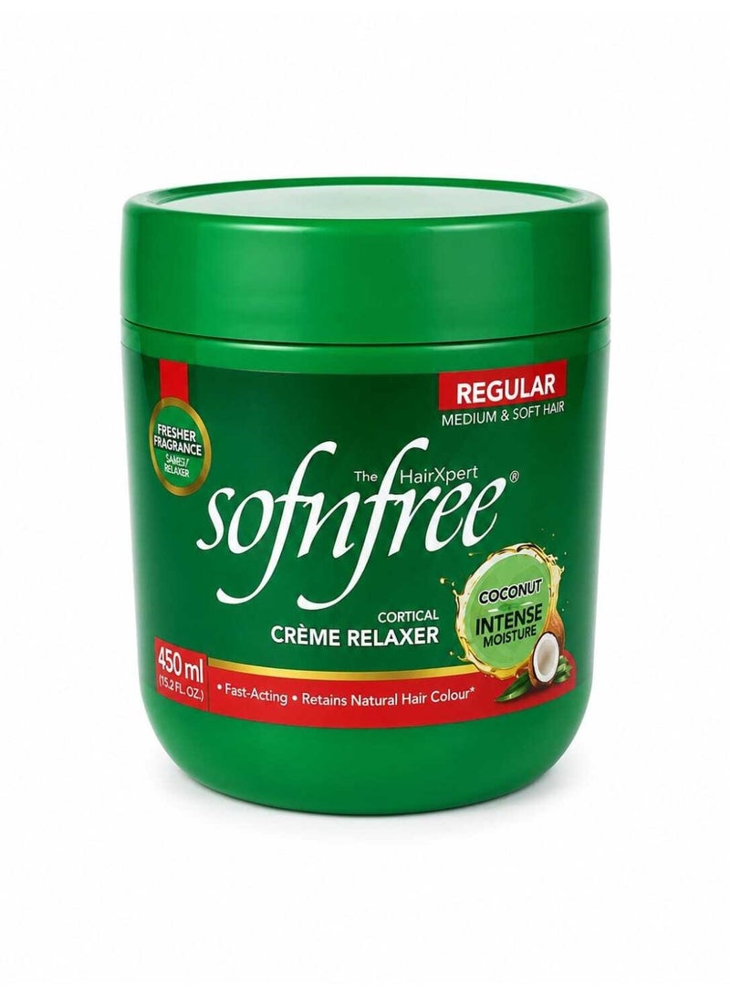 Sofn'free سوفن فري ذا هير إكسبرت كورتكول كريم استرخاء، عادي، 450 مل مع شامبو محايد - Image 1