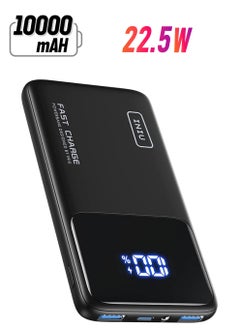 INIU INIU 22.5W Power Bank, 10500mAh Slim USB C Portable Charger Fast Charging PD3.0 QC4.0, LED Display Battery Pack Portable for iPhone 16 15 14 13 12 11 Pro Samsung S22 Google LG AirPods Switch iPad 