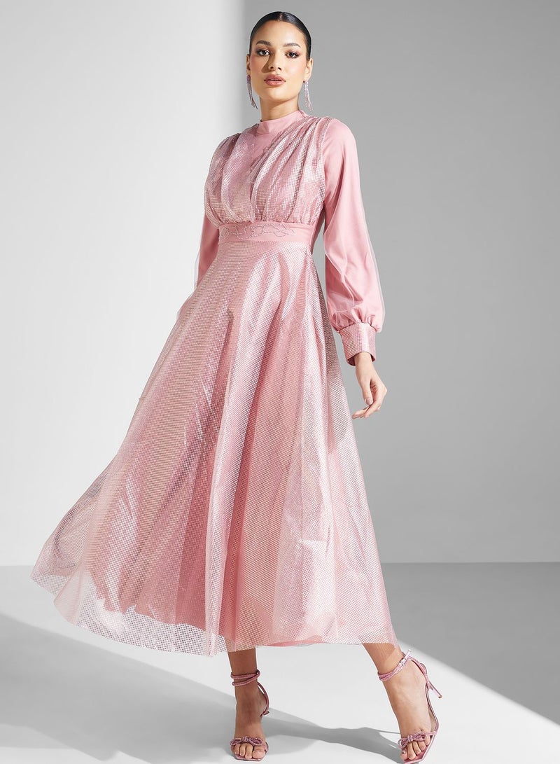 خزانة فستان بنمط مزموم - Image 4