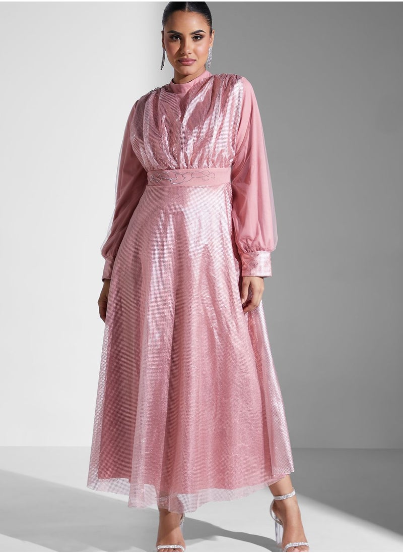 Khizana - Ruched Detail Dress - Image 1