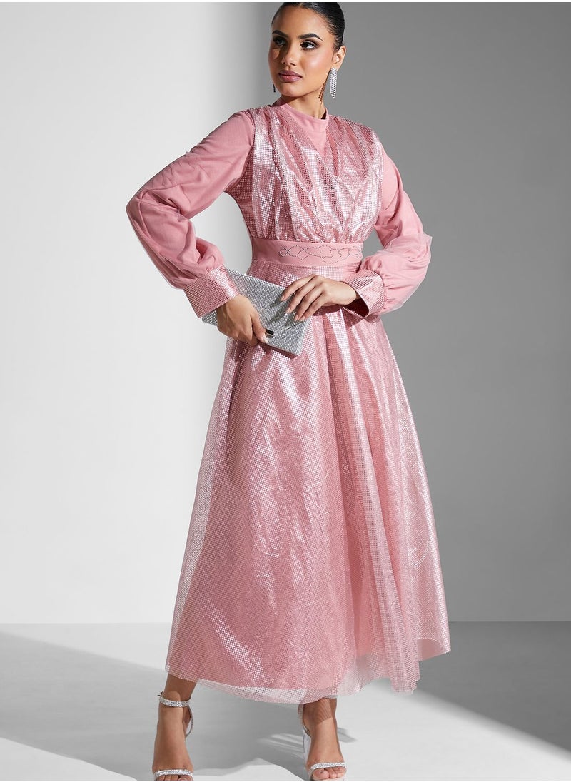 Khizana - Ruched Detail Dress - Image 1