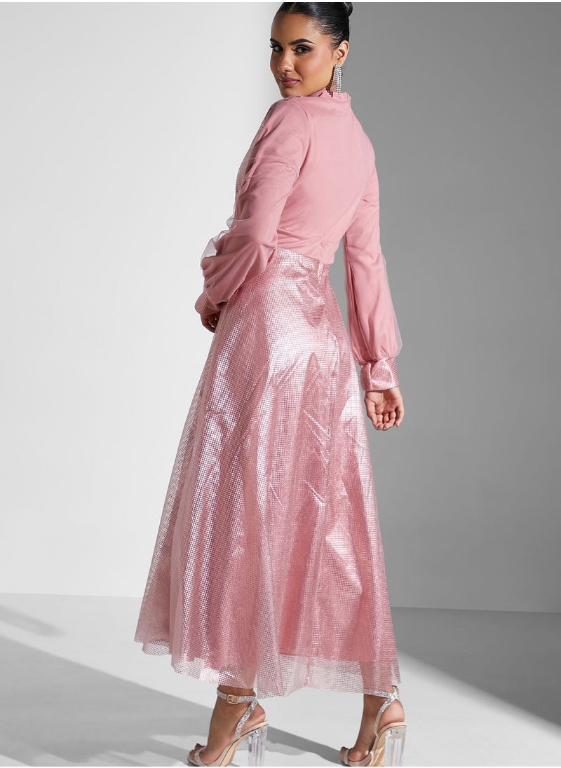 Khizana - Ruched Detail Dress - Image 1