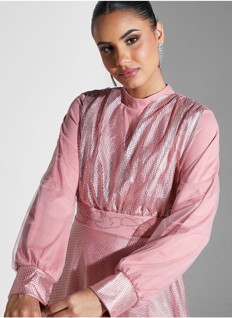 Khizana - Ruched Detail Dress - Image 1