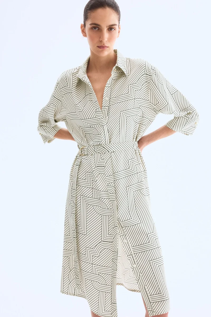 H&M Belted shirt dress