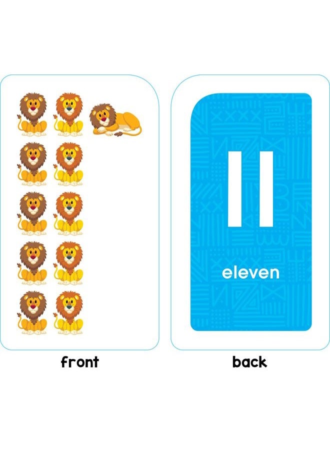 School Zone Numbers 0-25 Flash Cards - Ages 4 to 6, Preschool, Kindergarten, Math, Addition, Subtraction, Numerical Order, Counting, and More - Image 3