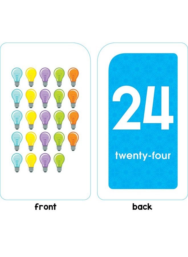 School Zone Numbers 0-25 Flash Cards - Ages 4 to 6, Preschool, Kindergarten, Math, Addition, Subtraction, Numerical Order, Counting, and More - Image 5