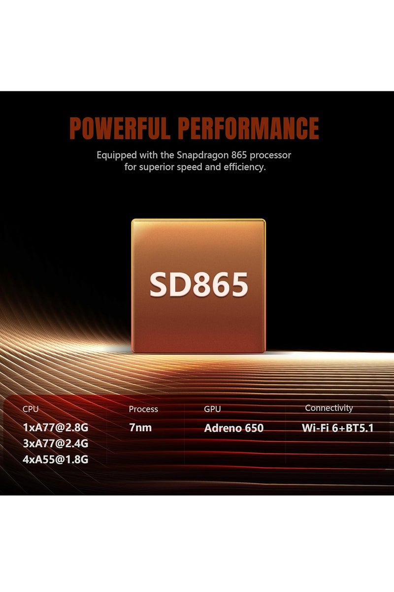 Retroid Pocket 5 Retro Handheld Game Console, 8+128G, 5.5-inch Touchscreen 1080p Portable Android Gaming Handheld with Adreno 650 GPU & WiFi 6/BT5.1, Snapdragon 865 Processor, Android 13 Purple - Image 4