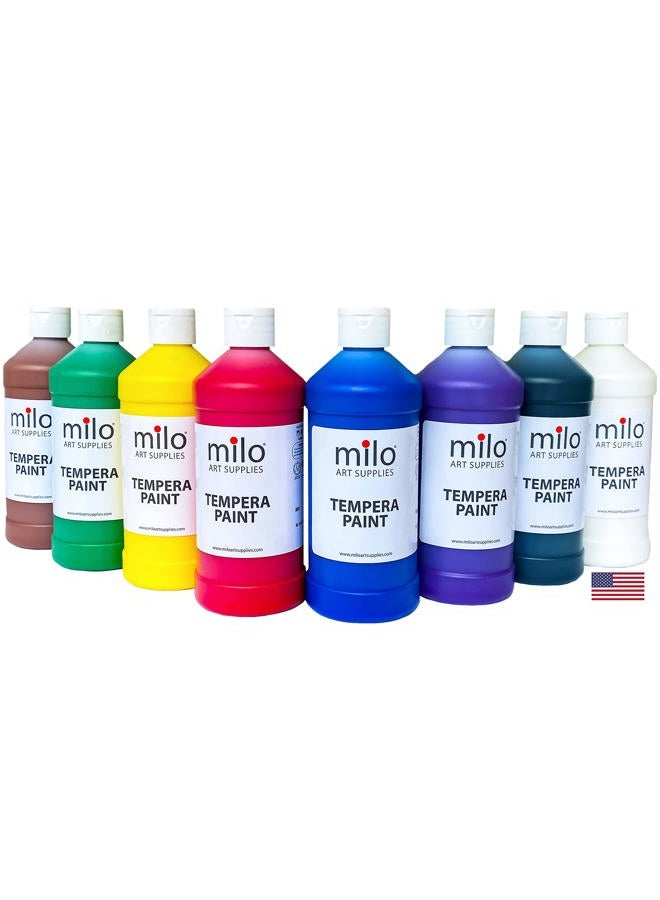 Milo مجموعة ألوان ميلو تمبرا من 8 ألوان | زجاجات سعة 16 أونصة | صنع في الولايات المتحدة الأمريكية - Image 2