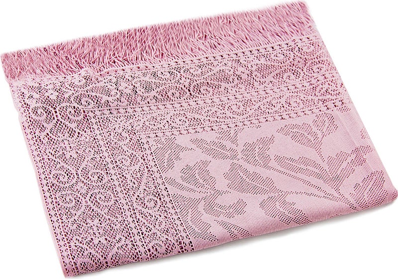 İhvan Online Ihvan Online Special Cylinder Boxed Set Pearl Rosary Tulle Shawl Pink Color  - Image 5