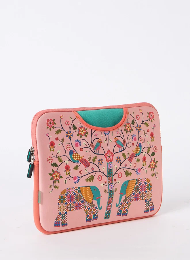 تشومباك Elephant patchwork 15" laptop sleeve