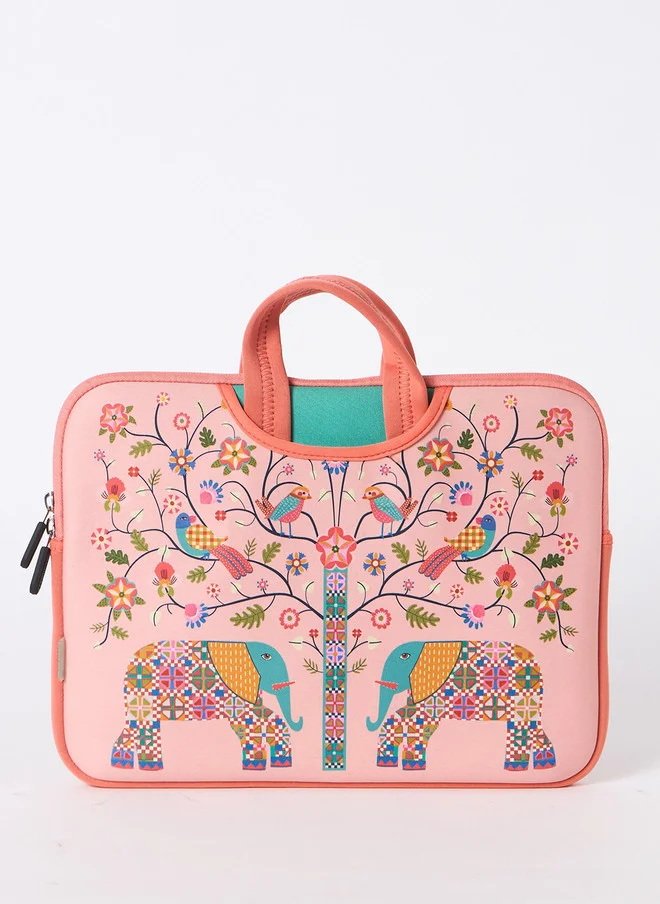 تشومباك Elephant patchwork 15" laptop sleeve