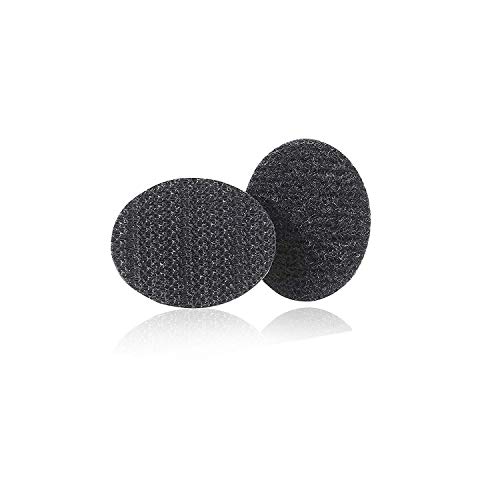 VELCRO Brand for Fabrics | Permanent Sticky Back Fabric Tape for Alterations and Hemming | Peel and Stick - No Sewing, Gluing, or Ironing | Pre-Cut Ovals, 1 x 3/4 inch, Black - 8 Sets,91879 - Image 4