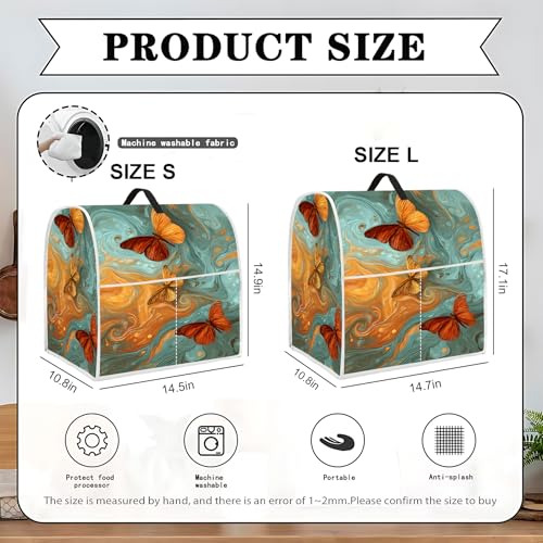 BVBOX Mixer Dust Cover for 68 Qt Stand Mixer Cloth Cover with 2 Storage Pockets for Stand Mixer Protective Covers Large for 68 Quart Mixer - Image 3