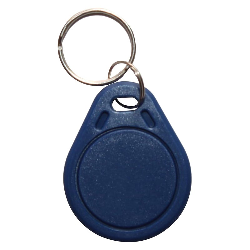 RAPIDRADIO RRHFKF01 13.56 MHz ISO 14443: MIFARE FM1108 HF RFID KeyFob Proximity Token Tag Keypad ID Card for Door Entry Access Control System & Security Lock (Wholesale, Blue, Pack of 10) - Image 2