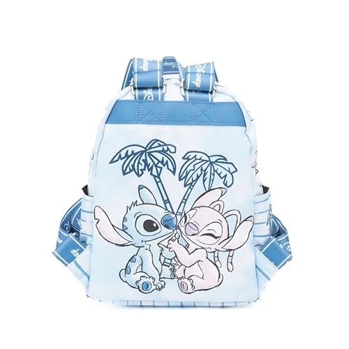 Wondapop - Stitch 13"" Nylon Daypack, Blue - Image 2