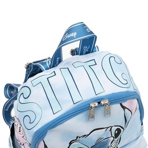 Wondapop - Stitch 13"" Nylon Daypack, Blue - Image 5
