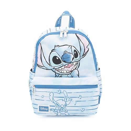 Wondapop - Stitch 13"" Nylon Daypack, Blue - Image 1