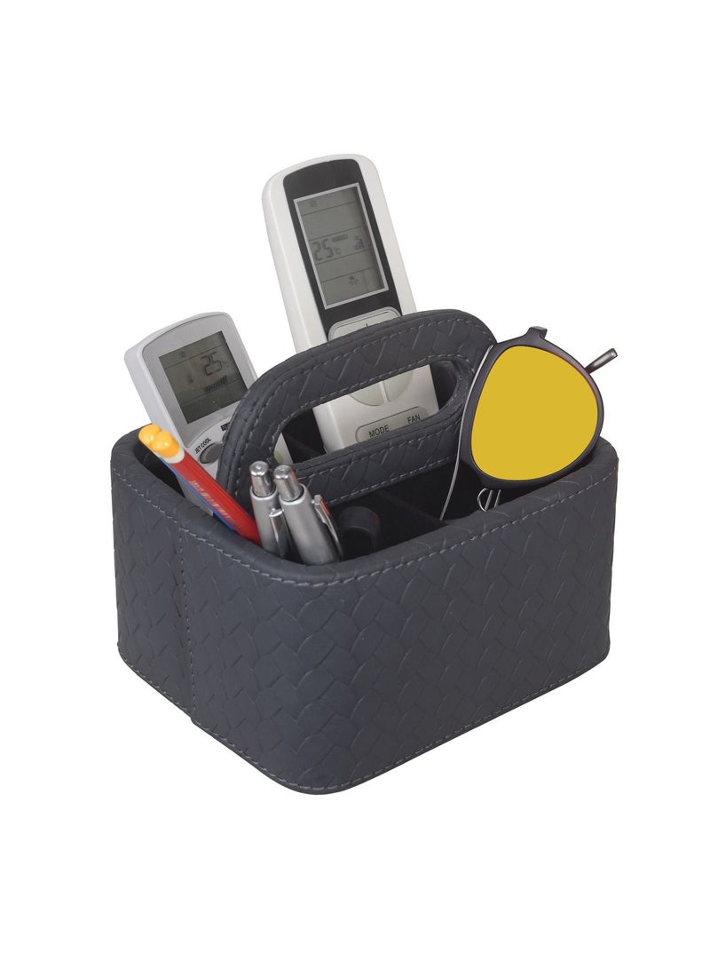 THREE SIXTY Desk Caddy Table Top Remote Control Holder - Image 1