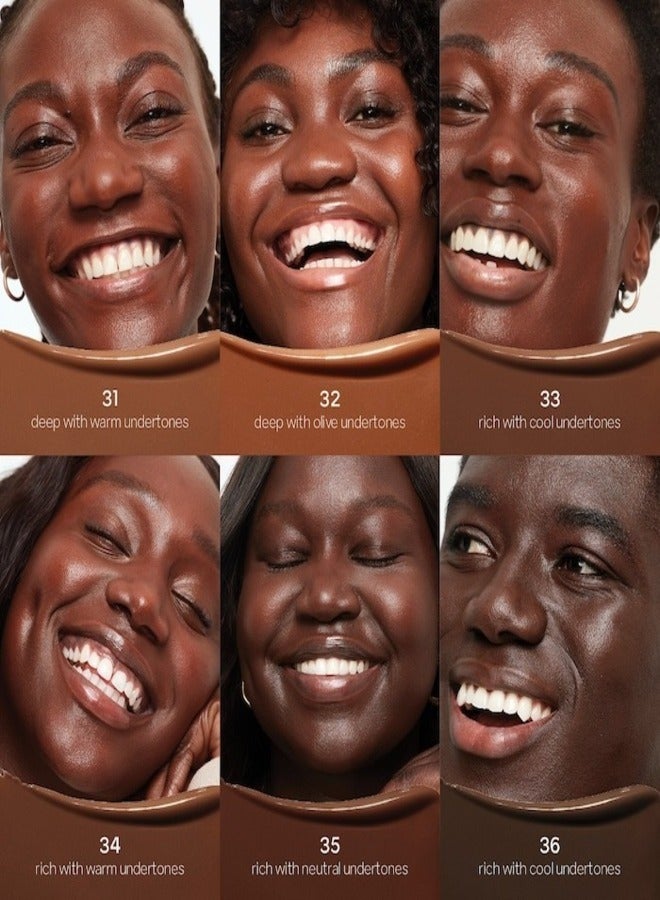 سايي ساي متوهج  كريم أساس سوبر سكين تينت مع حمض الهيالورونيك، 31 درجة لون داخلية دافئة عميقة 30 مل - تغطية خفيفة الوزن ومرطبة - Image 3