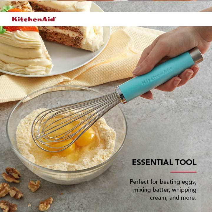 KitchenAid Gourmet Utility Whisk, 10.5-Inch, Matte Aqua Sky - Image 5