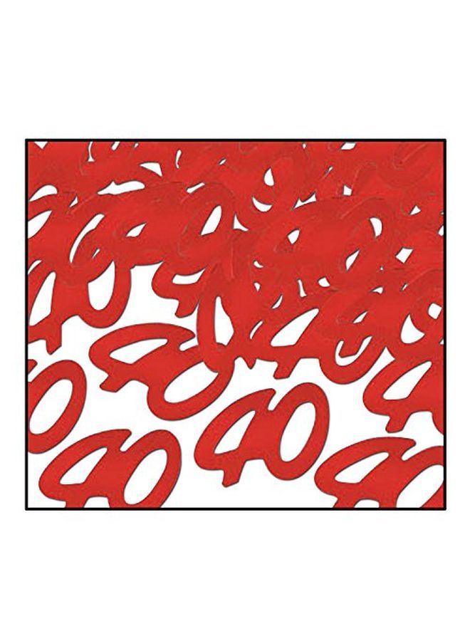 Beistle 40 صورة ظلية من فانسيفيتي (أحمر) إكسسوار للحفلات (عدد واحد) (0.5 أونصة/عبوة) - Image 2