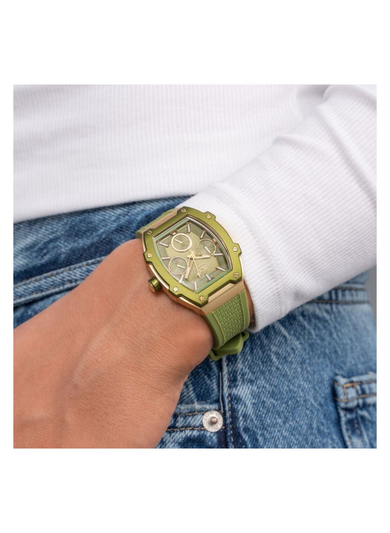 أيس وتش Ice-Watch - ICE Gold forest - Green Unisex watch with silicone strap - 022859 - Image 2