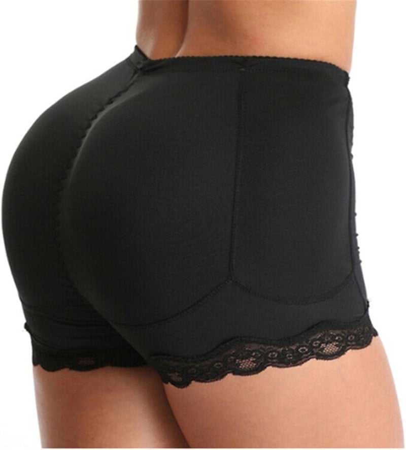 Butt Pads Women 1Pcs Pads Enhancers Fake Ass Hip Butt Lifter Shapers Control Panties Padded Slimming Underwear Hip Pads Pant (Color : Black, Size : 3XL.) - Image 1