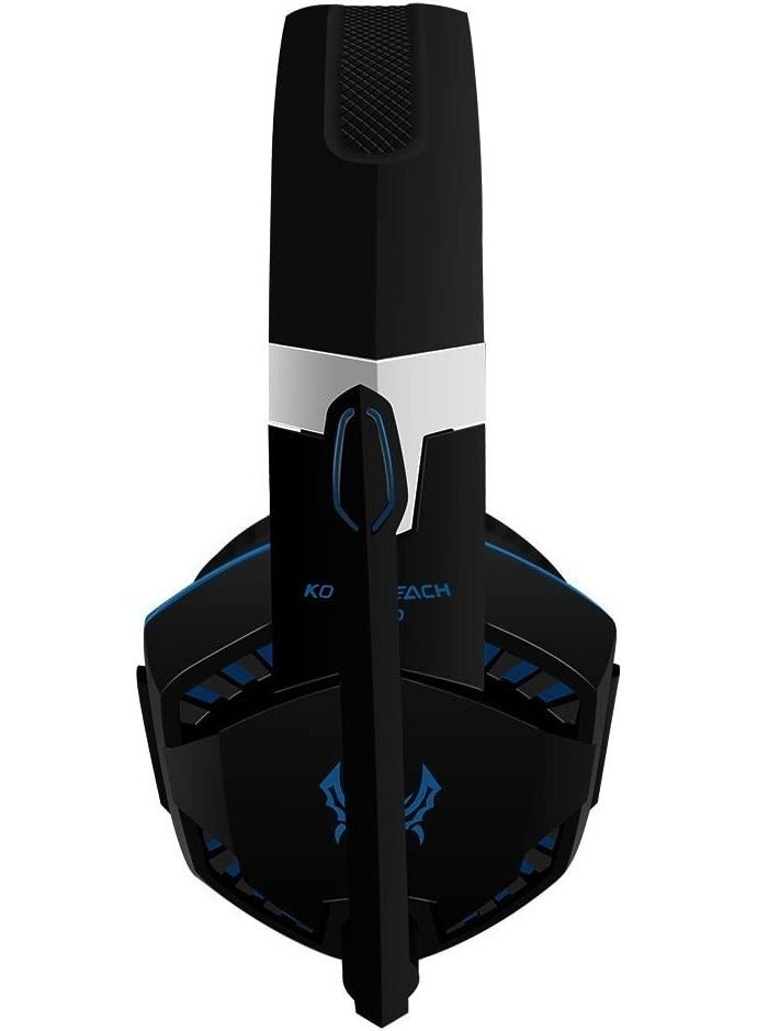 ELTRAZONE G2000 Gaming Headphone Headset Stereo Bass Over-ear Headband Mic PC Blue  - Image 5