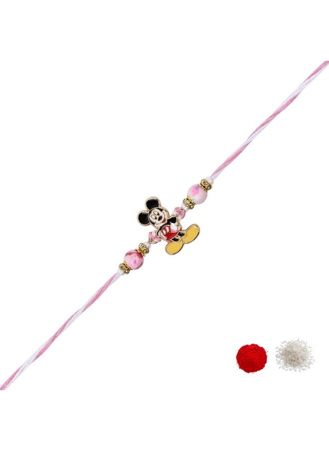I Jewels - I Jewels Fancy Cartoon Kids Rakhi With Roli Chawal & Rakshabandhan Card for Bro/Brother/Bhai (R199-R201) (Style 4) - Image 1