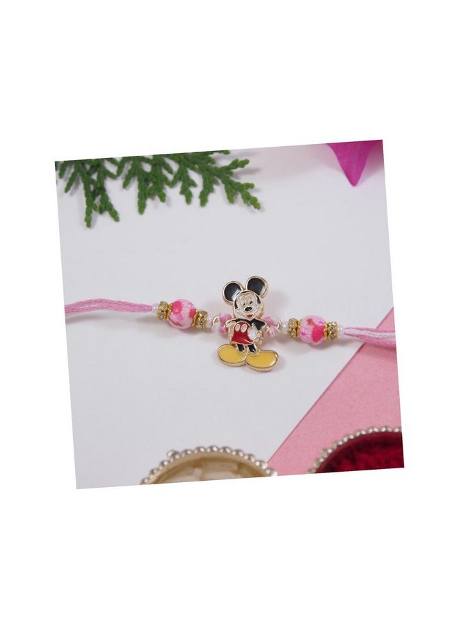 I Jewels - I Jewels Fancy Cartoon Kids Rakhi With Roli Chawal & Rakshabandhan Card for Bro/Brother/Bhai (R199-R201) (Style 4) - Image 1