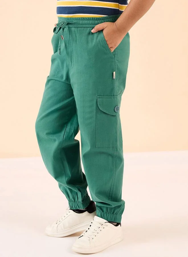 Stylo Bug Stylo Bug Solid Drawstring Waist Cargo Joggers