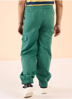 Stylo Bug Solid Drawstring Waist Cargo Joggers by Styli  - Image 5