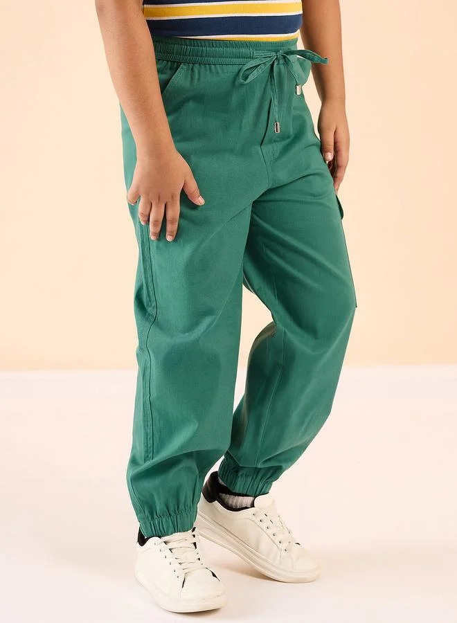 Stylo Bug Stylo Bug Solid Drawstring Waist Cargo Joggers