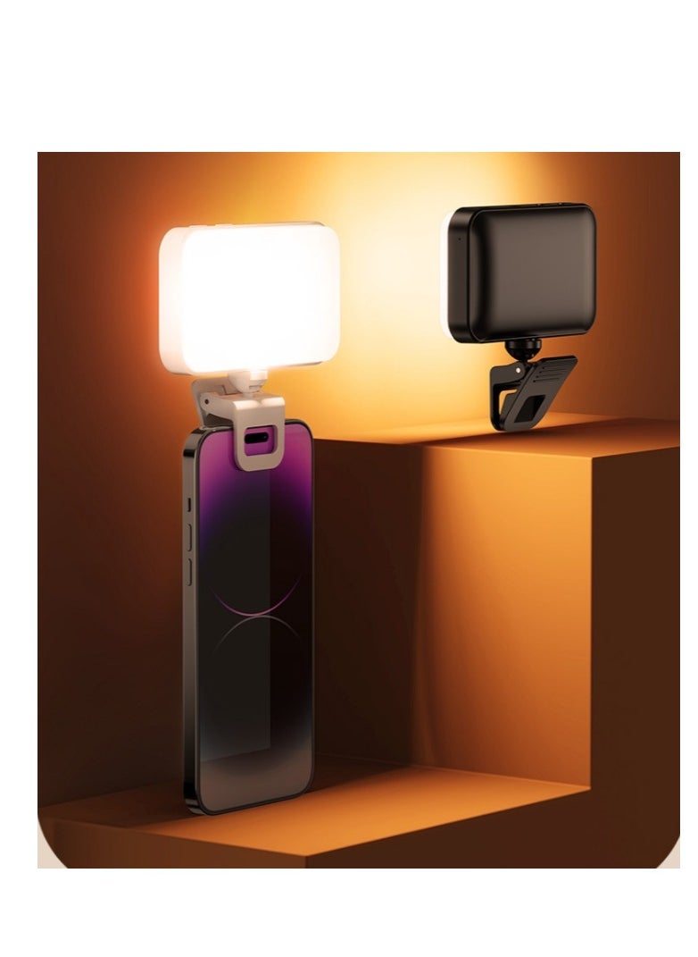OASIS-TH - Rechargeable Selfie Light, Clip Fill Light for Phone Laptop Tablet Portable Light for Video Conference Live Streaming Zoom Call Makeup Picture - Image 1
