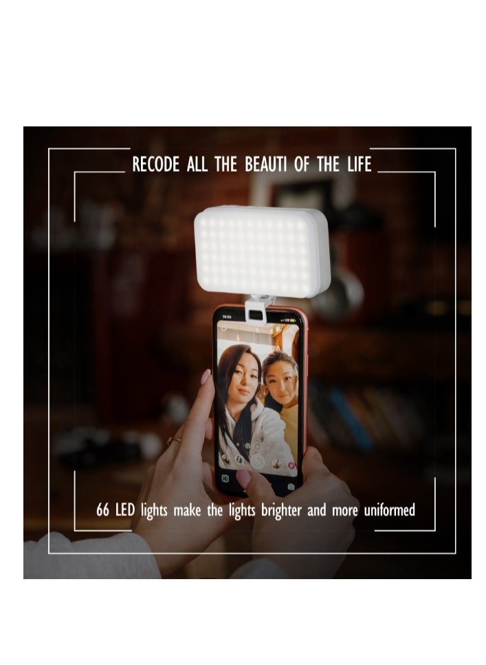 OASIS-TH - Rechargeable Selfie Light, Clip Fill Light for Phone Laptop Tablet Portable Light for Video Conference Live Streaming Zoom Call Makeup Picture - Image 1