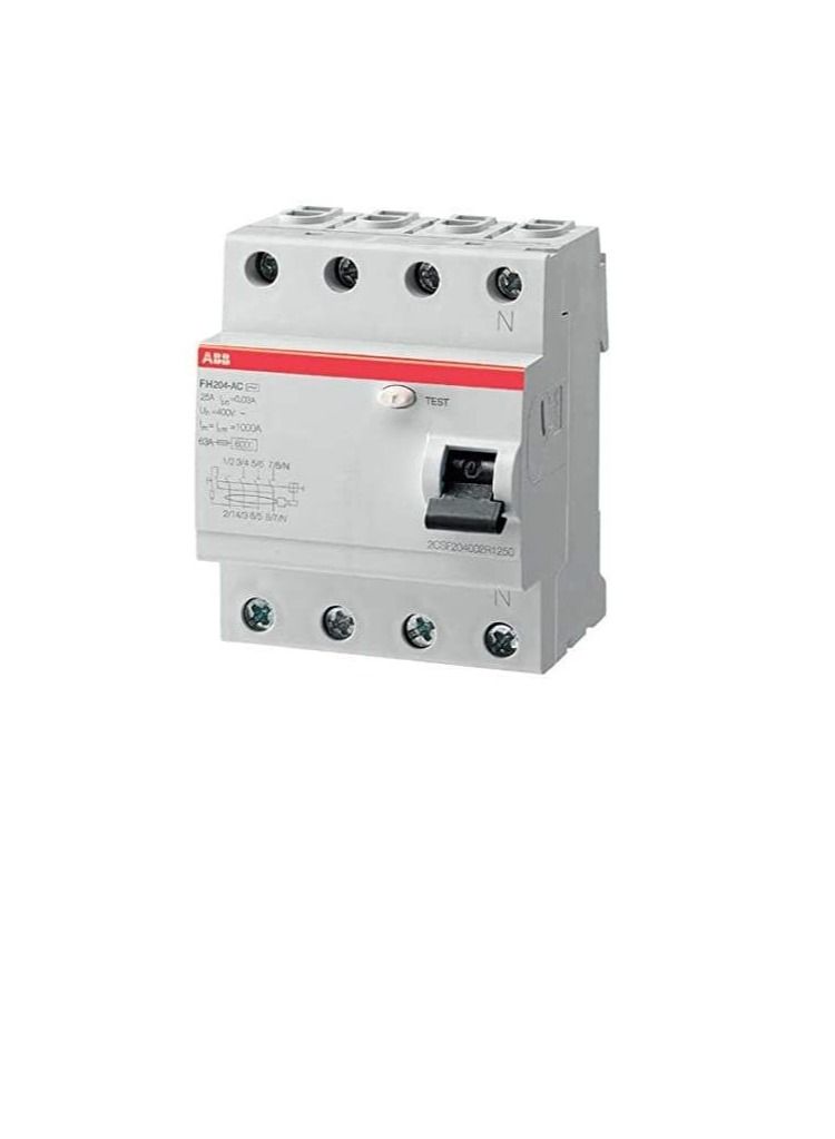 ABB Earth Leakage Circuit Breaker  40A 4 Pole 30mA - Image 2
