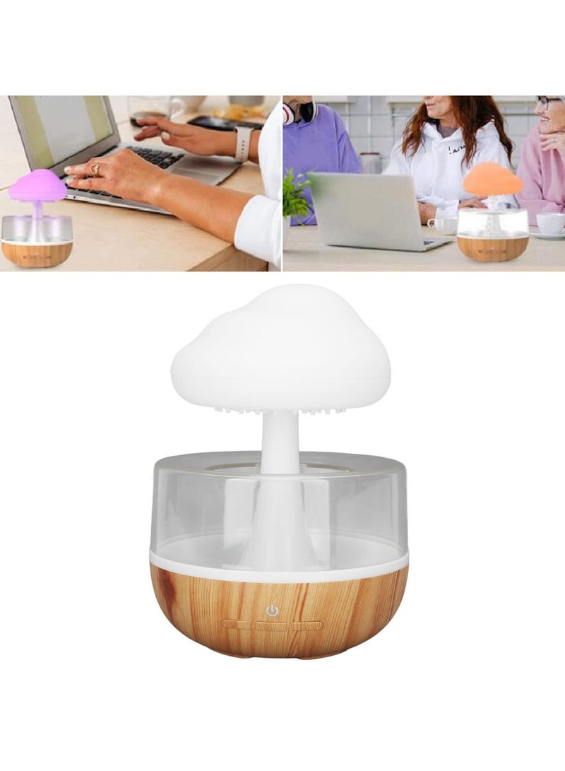 MAKS & CO. Raining Cloud Night Light, Humidifier, LED Aromatherapy Diffuser with Waterfall Mist, Sleep Lamp, Mood Light for Bedroom and Baby Room - Image 3