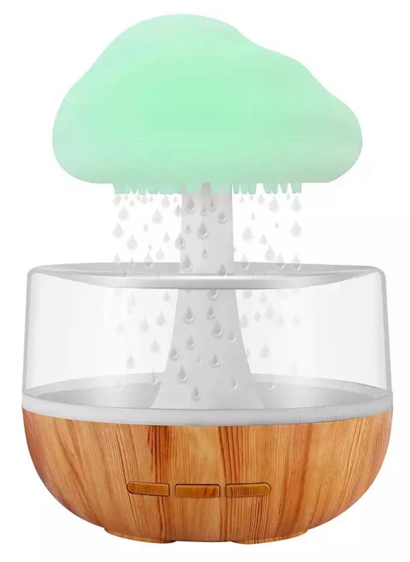 MAKS & CO. - Raining Cloud Night Light & Humidifier with Aromatherapy Diffuser, Waterfall Lamp & Relaxing Mood Light - Image 1