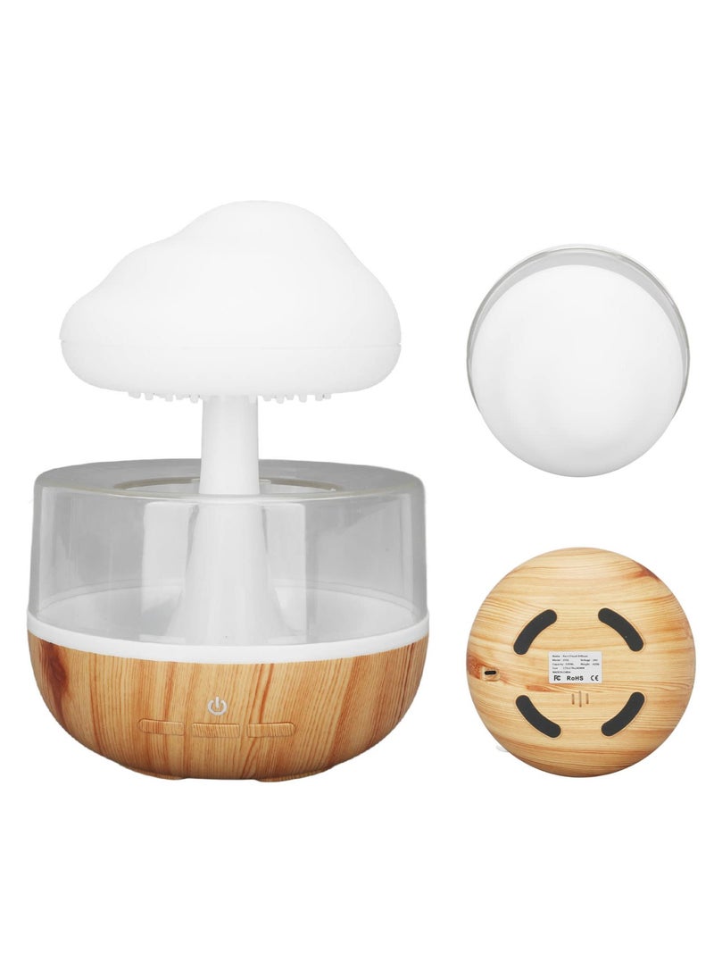 MAKS & CO. - Raining Cloud Night Light & Humidifier with Aromatherapy Diffuser, Waterfall Lamp & Relaxing Mood Light - Image 1
