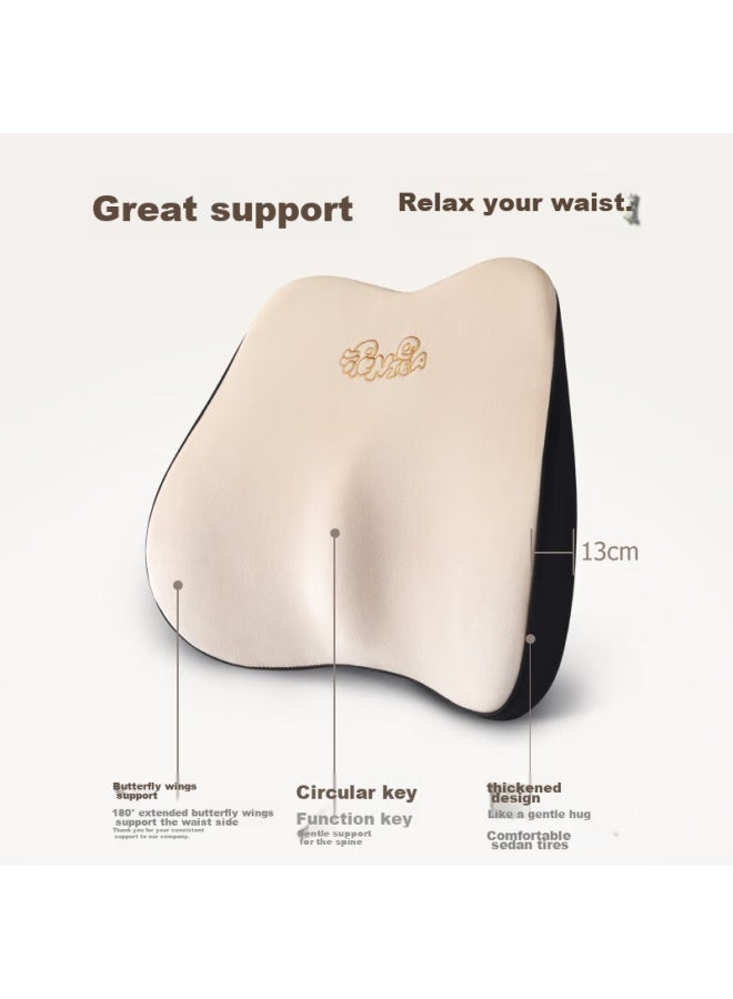 Icaroom Car Headrest And Lumbar Support, In-car Headrest, Driving Back Support Cushion, Neck Pillow, Back Cushion, Lumbar Pillow, Car Accessories - Image 2