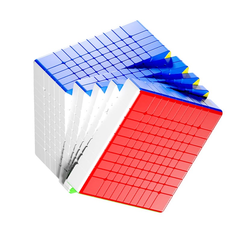 HELLOCUBE 10x10 Magnetic Speed Cube Stickerless Cube - Image 3