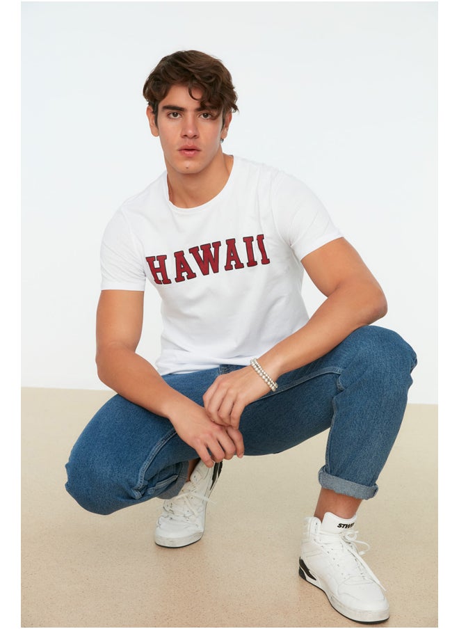 trendyol - Man T-Shirt White - Image 1