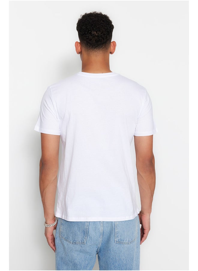 trendyol - Man T-Shirt White - Image 1
