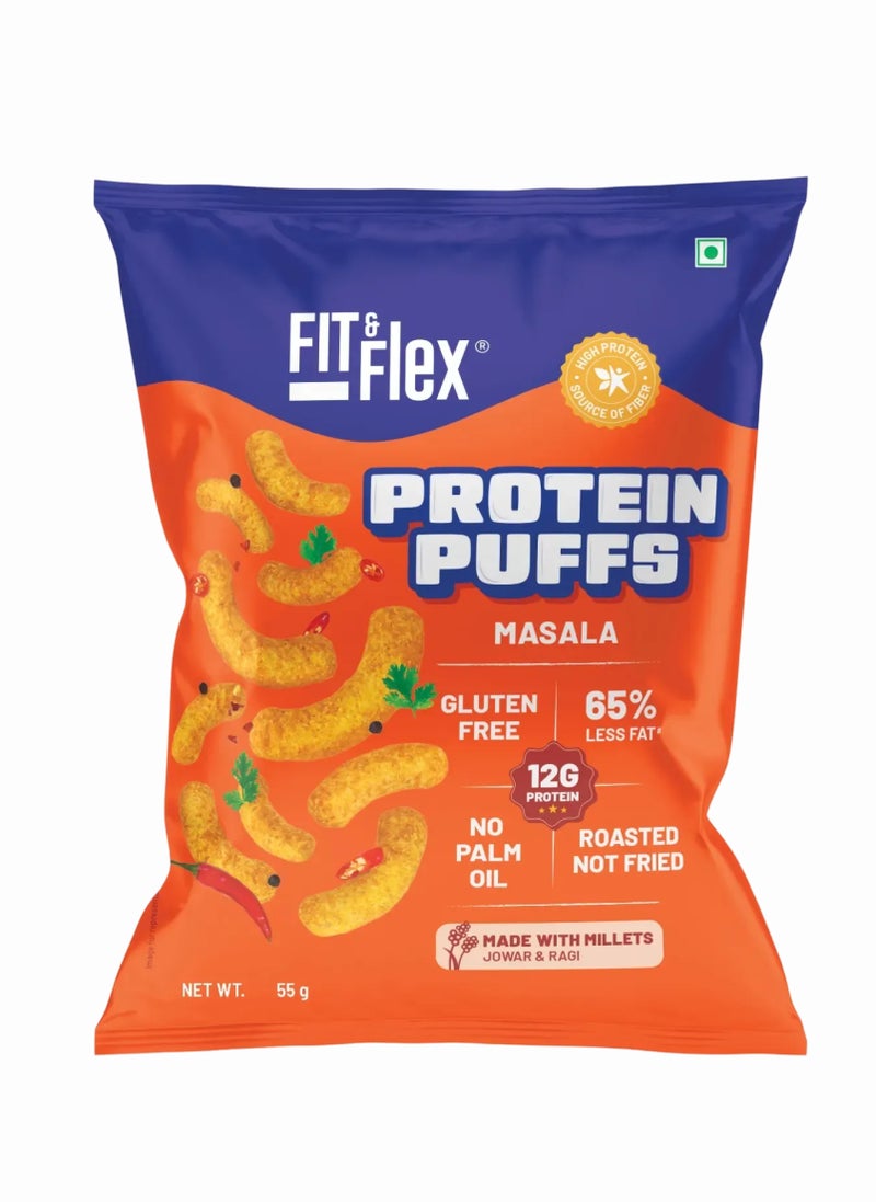 Fit & Flex Masala Protein Puffs - Image 1