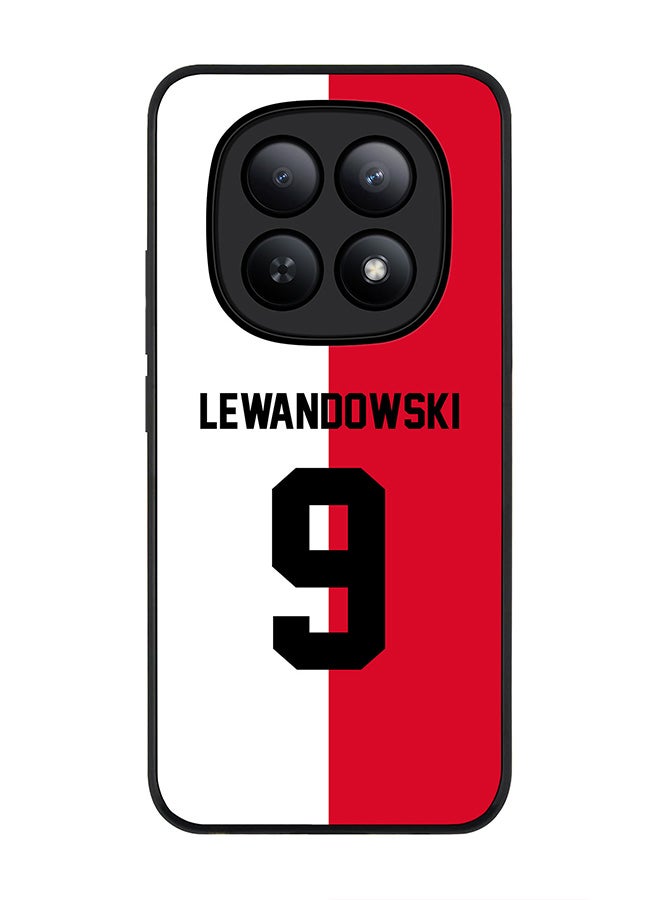 For Xiaomi Redmi Note 15 5G / Poco M8 Case,Slim fit Camera Protection, Shockproof Thin Phone cover  - Football - Poland,  Lewandowski